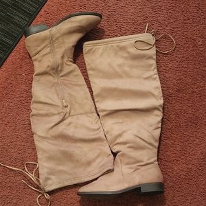 Charlotte Russe Over Knee Wide Width/Calf Boots